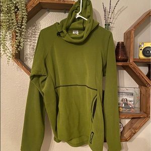 Melanzana men’s fit microgrid hoodie